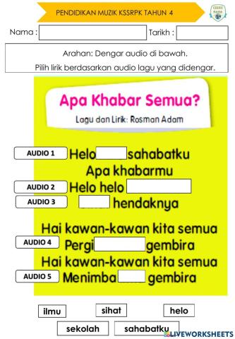 Pendidikan Muzik Tahun 4 PPKI