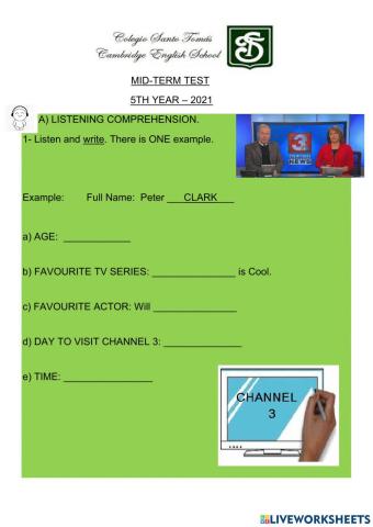 Listening Mid Term 2021