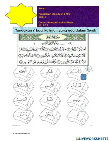 Surah At Takasur Thn 6 PPKI