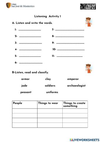 Listening 1-Vocabulary about Transportation