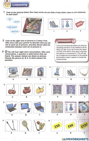 DOWNLOAD: Unit 4 Listening pg 50