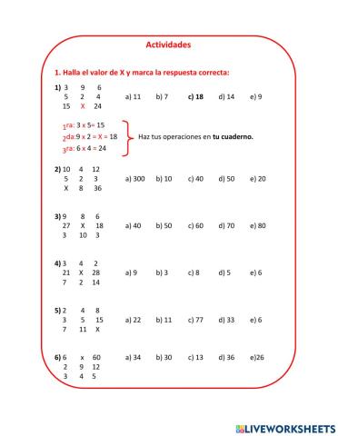 Distribuciones numericas de multiplicacion
