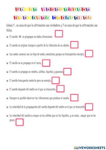 Intercambios de energía sonora