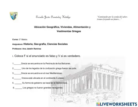 prueba de historia mes de junio