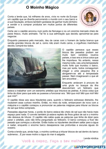 Conto fantástico o moinho mágico