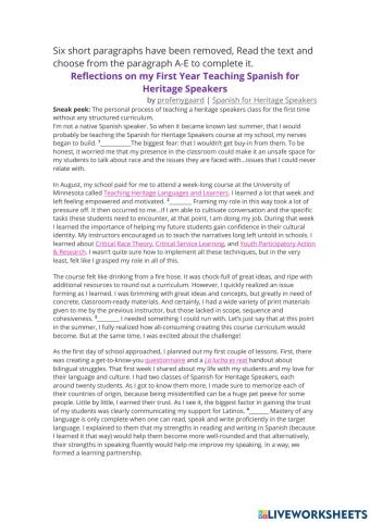 EHI- Reading Module 3