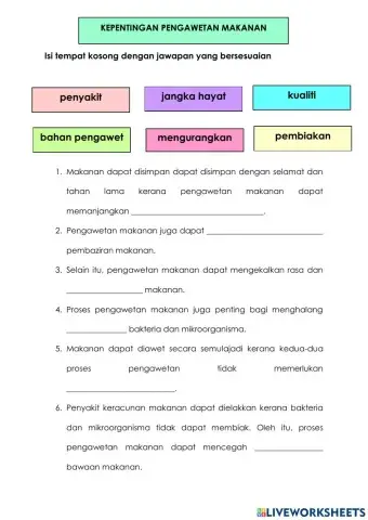 Pengawetan makanan
