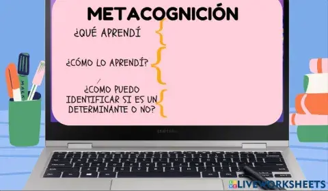 Metacognición para determinantes