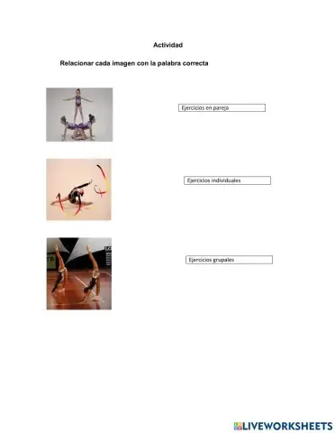 Actividad gimnasia acrobatica