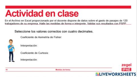 Medidas de Formas Asimetría y Curtosis 4