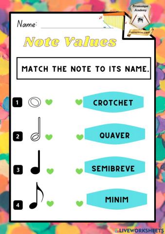 Music Note Values
