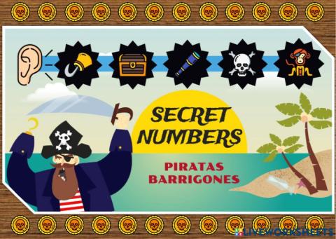 Piratas barrigones secret numbers
