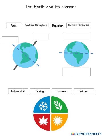 Hemisphere and seasons