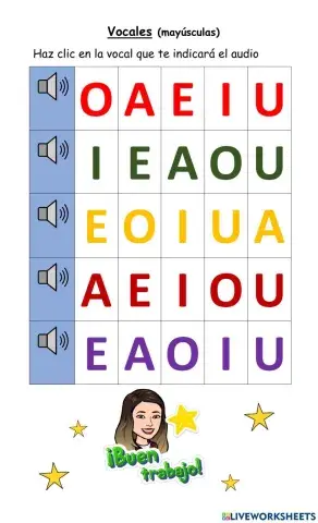 Vocales en Mayuscula