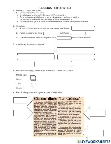 Crónica periodística