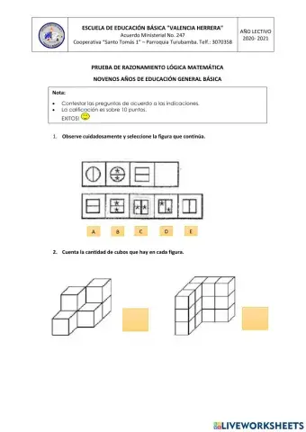 Evaluación de razonamiento lógico