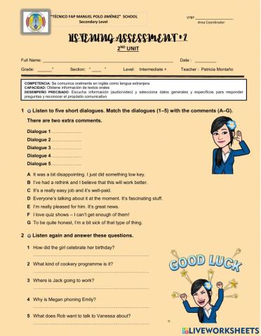 Listening food programme