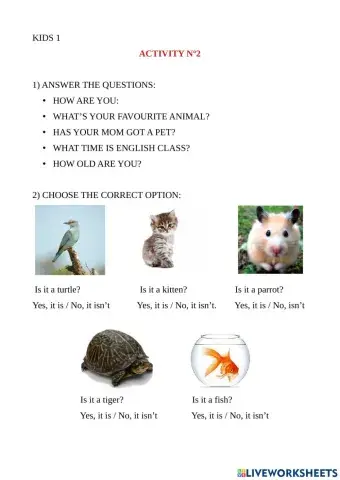 Activity 2 - KIDS 1 (2021)