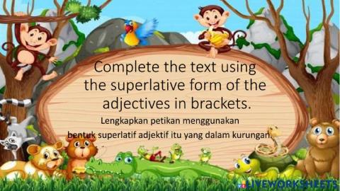 Unit 3: wild life writing