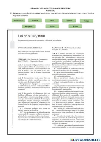 Código de Defesa do Consumidor: estrutura