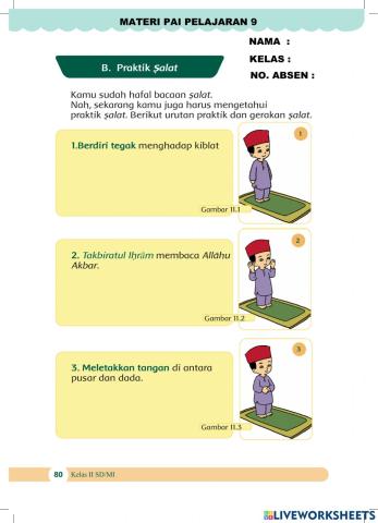 Praktik Sholat