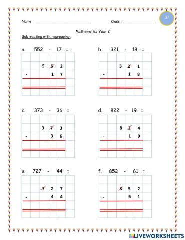 Subtraction