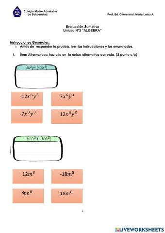 Evaluación de Unidad 2