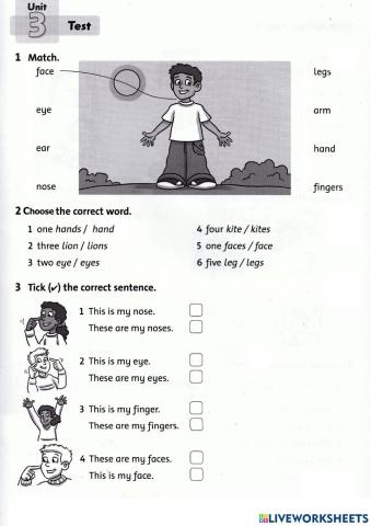Children 1 - test 3 A
