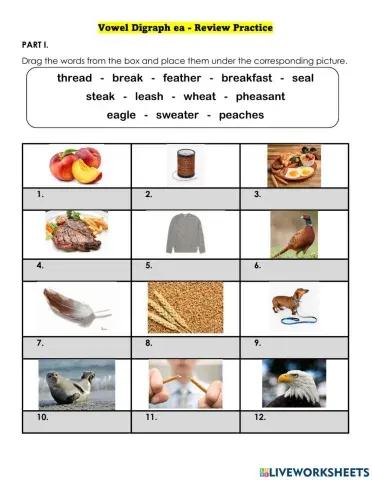 Vowel Digraph ea