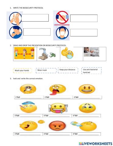 Proyect 0ne biosecurity and emotions