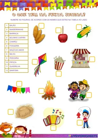 O que tem na Festa Junina?