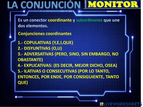 Conjunciones