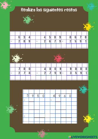 Operaciones básicas