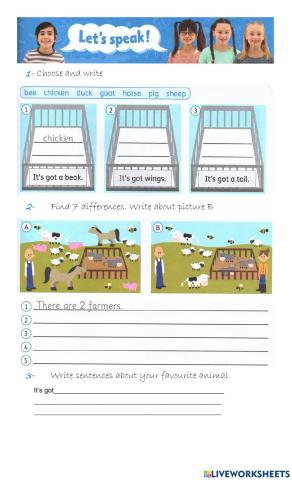 Let's speak! actividades unit 4