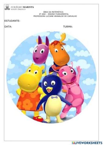 Multiplicação e divisão por 10, 100, 1000...