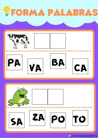 Forma palabras