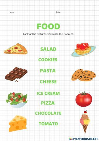 FOOD - primary school