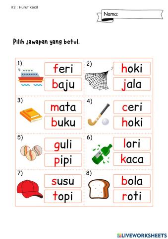 Huruf Kecil Bahagian 3