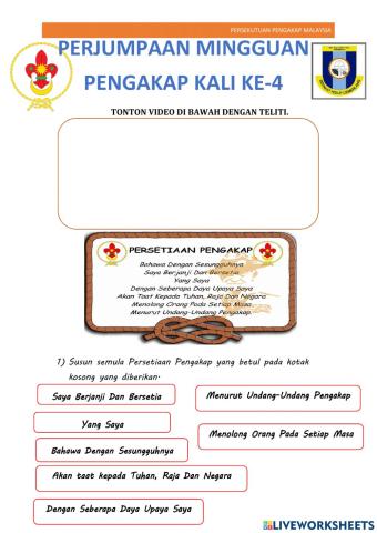 PERSETIAAN DAN RUKUN NEGARA