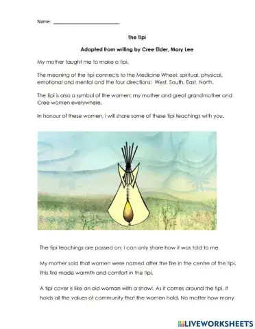 Indigenous Culture - Tipis