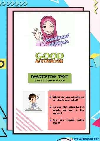 Descriptive text peer teaching