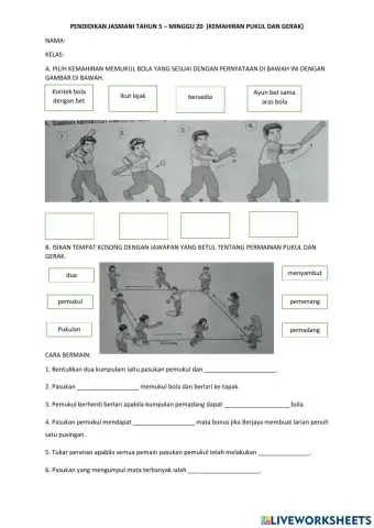 Latihan pukul dan gerak