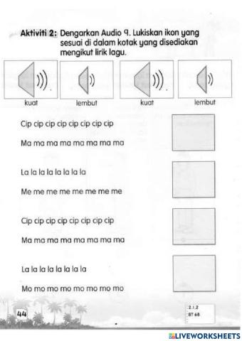 Audio 9 : Humming Melodi Ini