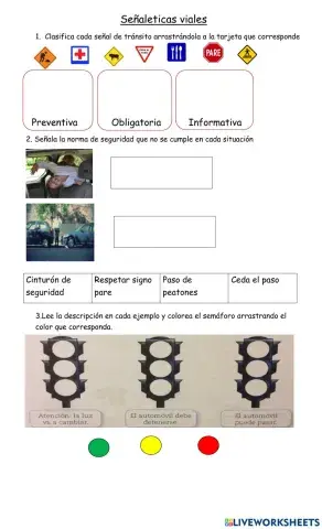 Señaléticas viales