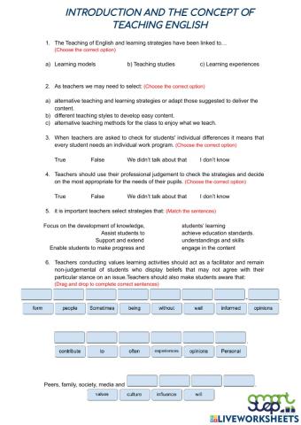 1. introduction and the concept of teaching english