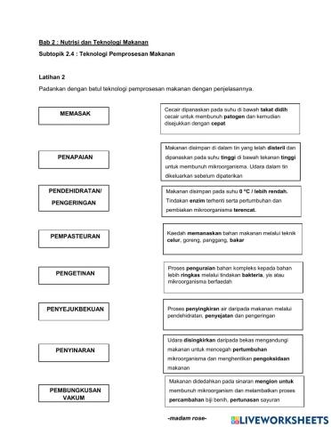 2.4 teknologi pemprosesan makanan