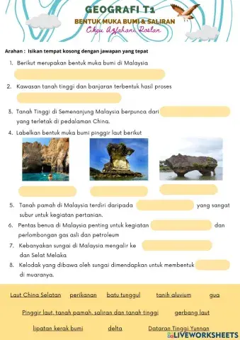 Geografi T1 Bentuk Muka Bumi