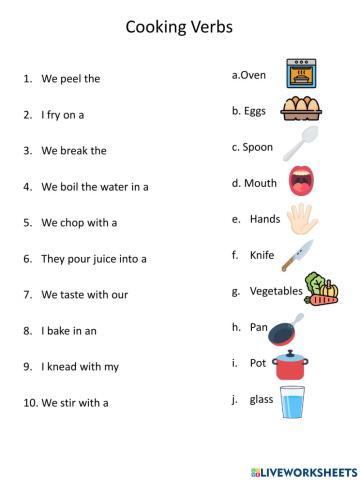 Cooking Verbs