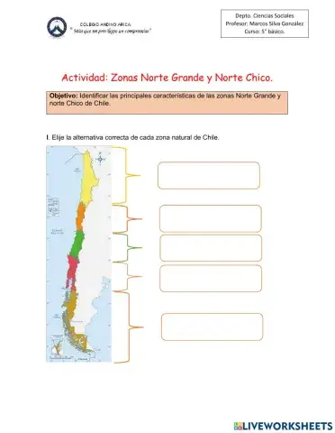 Zona norte grande de Chile