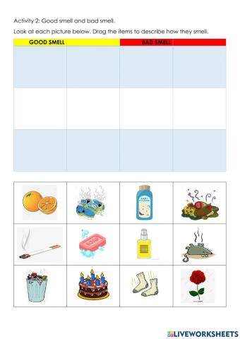 Good smell and bad smell